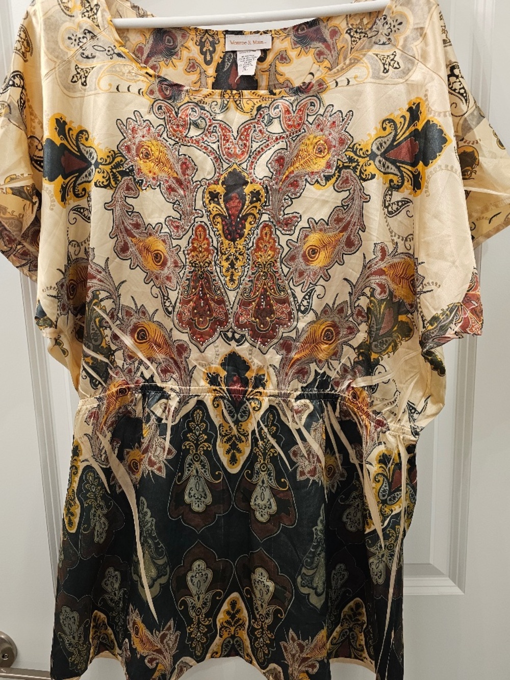Monroe & Main Paisley Boho Tunic – Size XL
